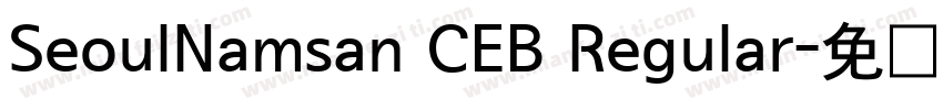 SeoulNamsan CEB Regular字体转换